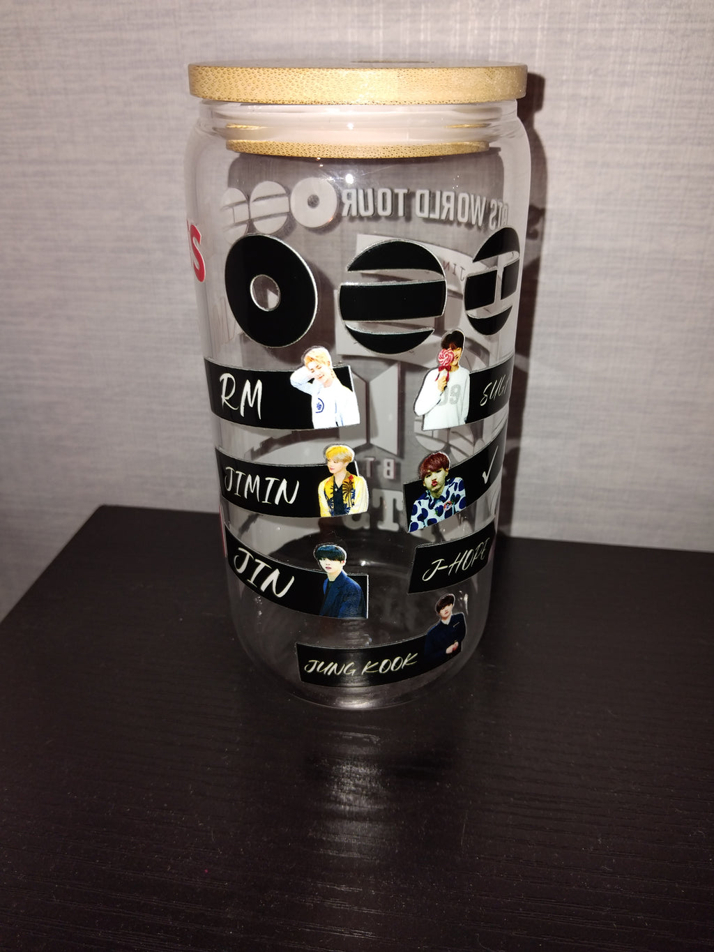 B T S libby glass tumbler