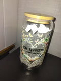 Glitter libby glass tumbler