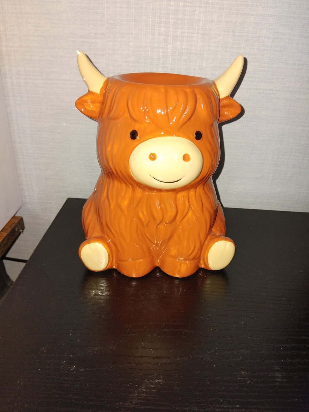 Highland cow wax burner